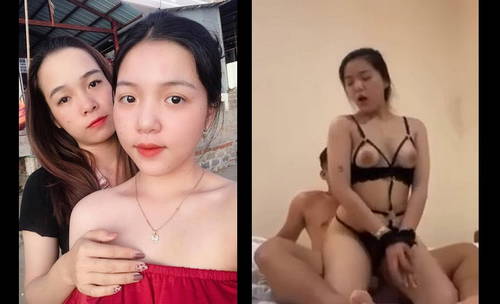 Em gái ngoan ngoãn hiền lành lộ clip hóa thần dâm trên giường với bạn trai